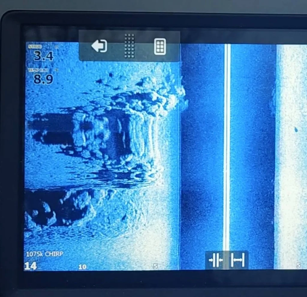 Clichés de la Voie Romaine par echosondeur Lowran...